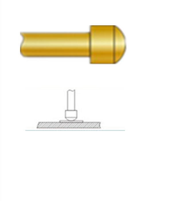 圓頭探針、探針用法圖、探針原理圖、測試探針圖片
