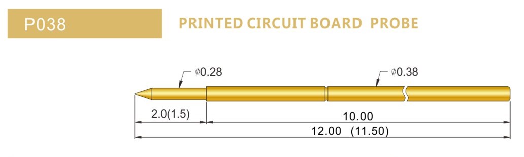 PA038探針尺寸,華榮華探針廠家 PA038探針尺寸,華榮華探針廠家